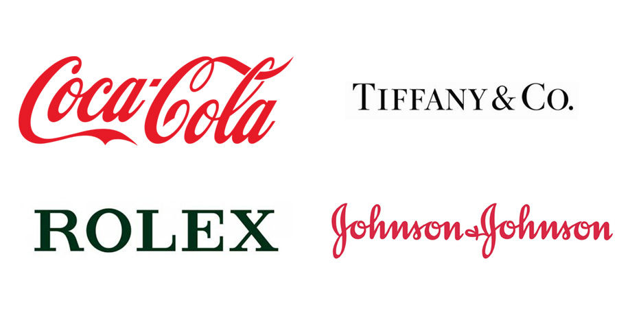 Classic text based logos