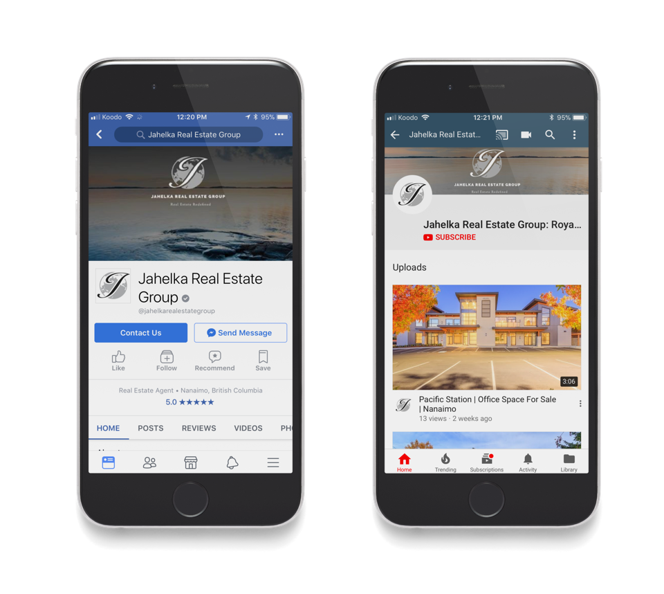 Jahelka Real Estate Group website design