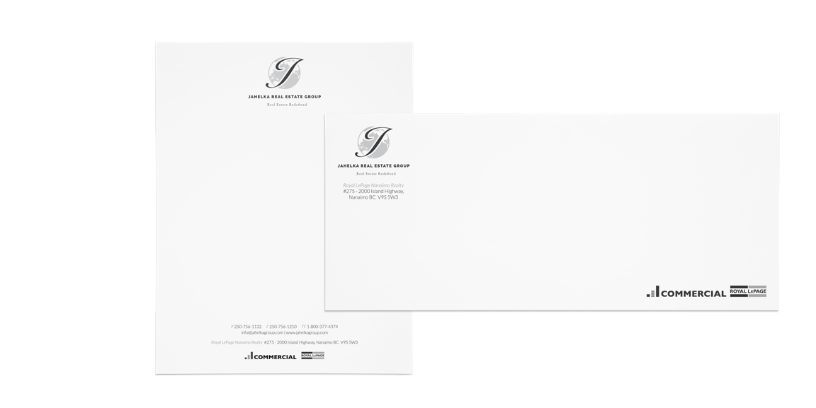 Jahelka Real Estate Group stationery