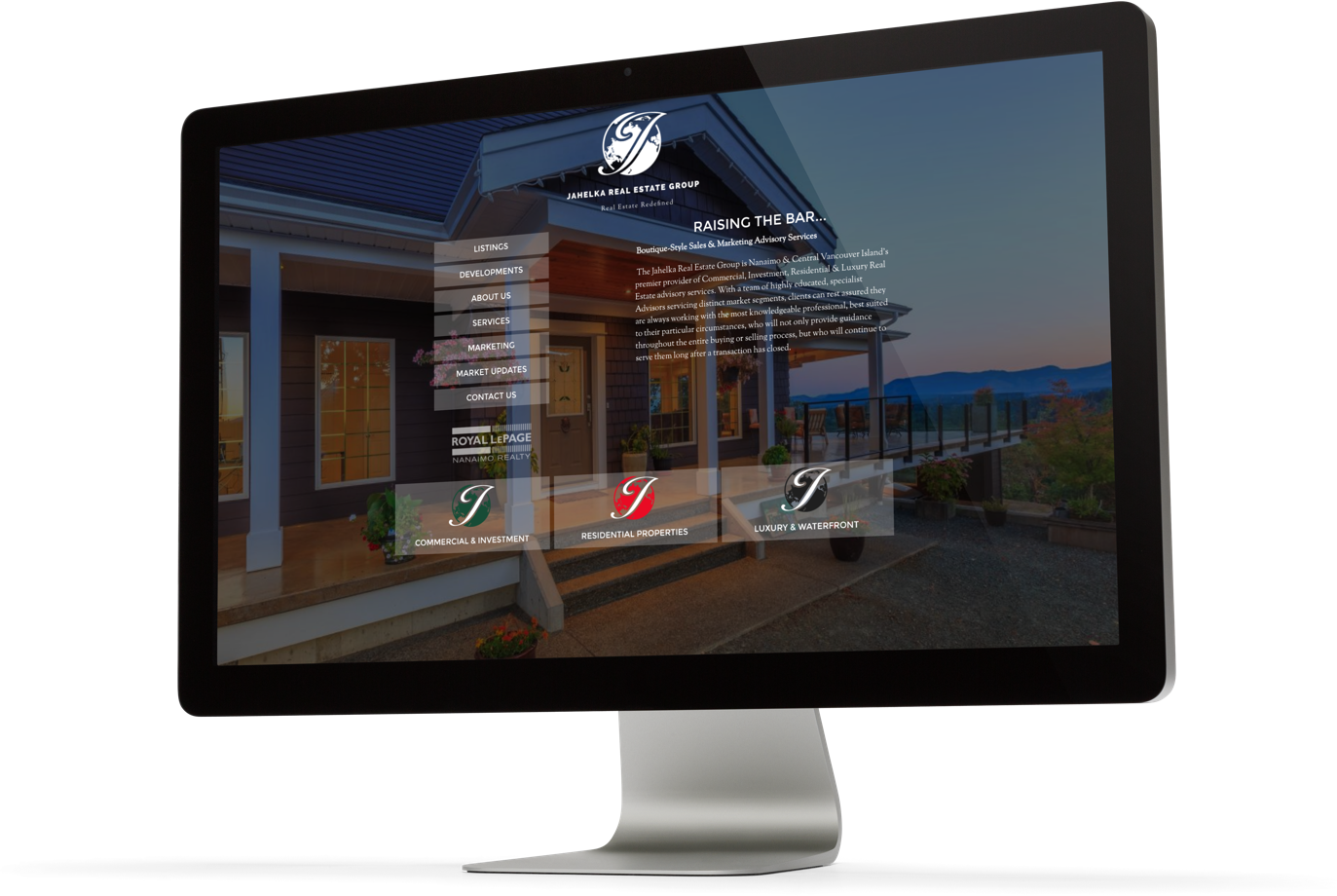 Jahelka Real Estate Group website design