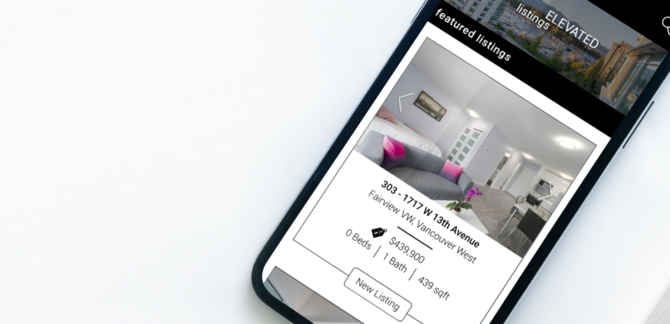 Bilash and Charron mobile view Real Estate Website Listing Gallery