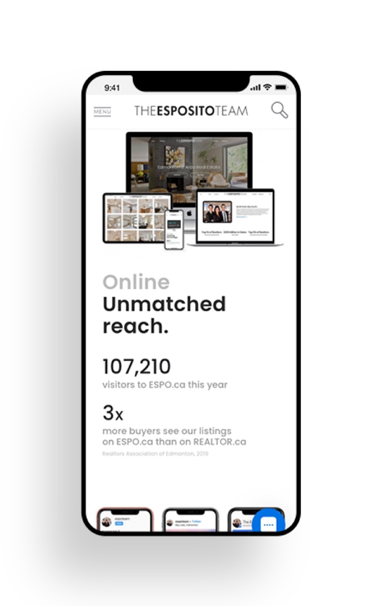 Espo Mobile Edmonton Century 21 Realtor® Team Mobile Friendly Website