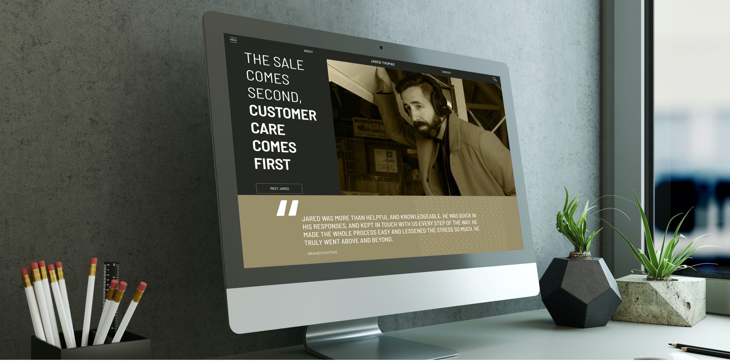 Jared Thomas Homepage Custom Designed Homepage Merritt Realtor