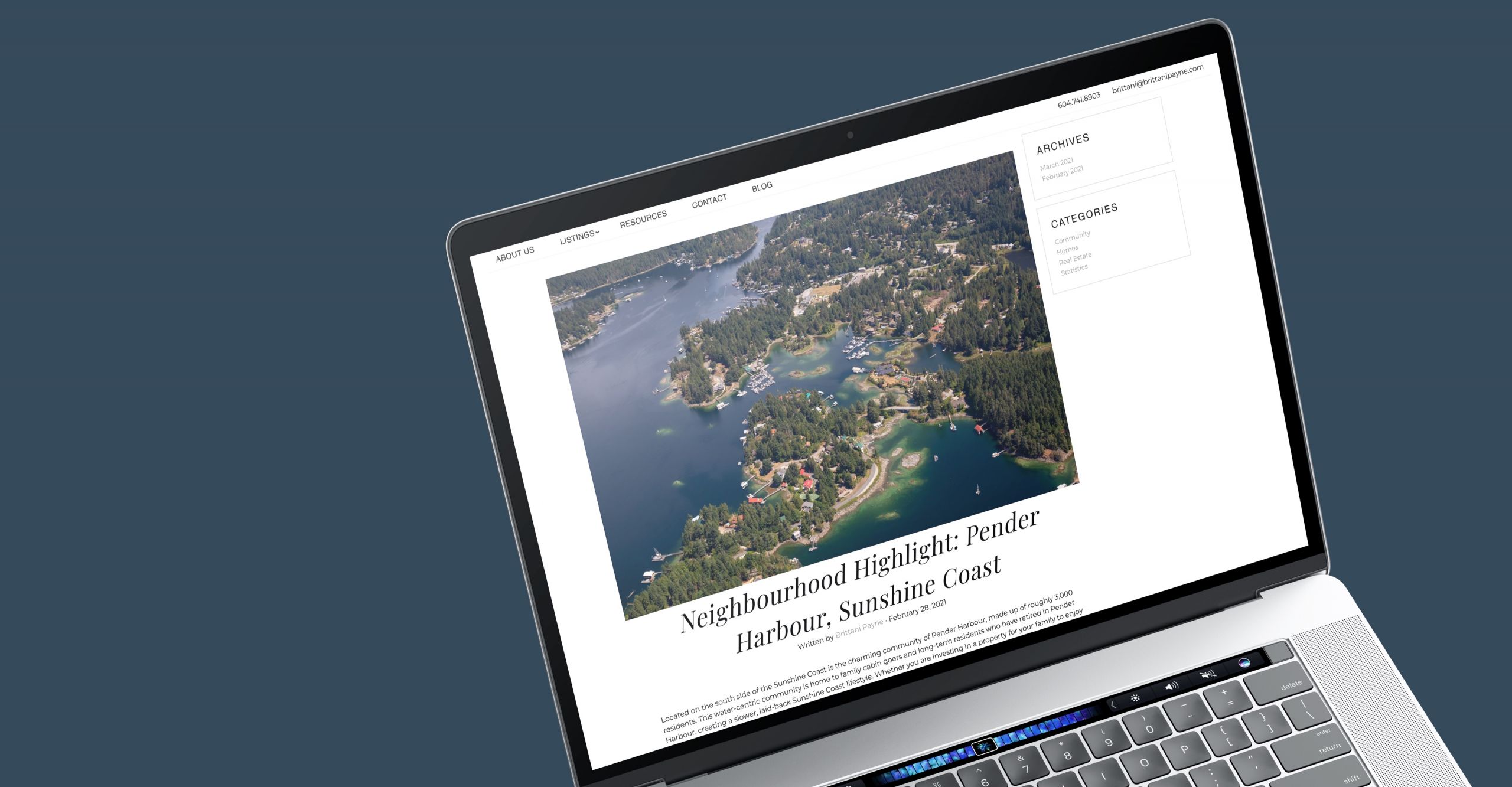 Blog highlight Custom Real Estate Blog for Sunshine Coast