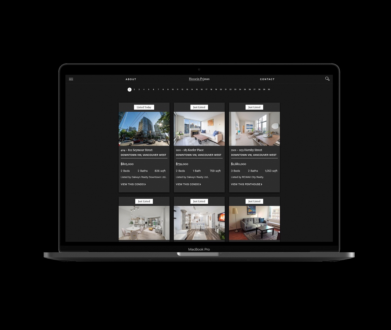Custom Listing Gallery Page for CREA IDX