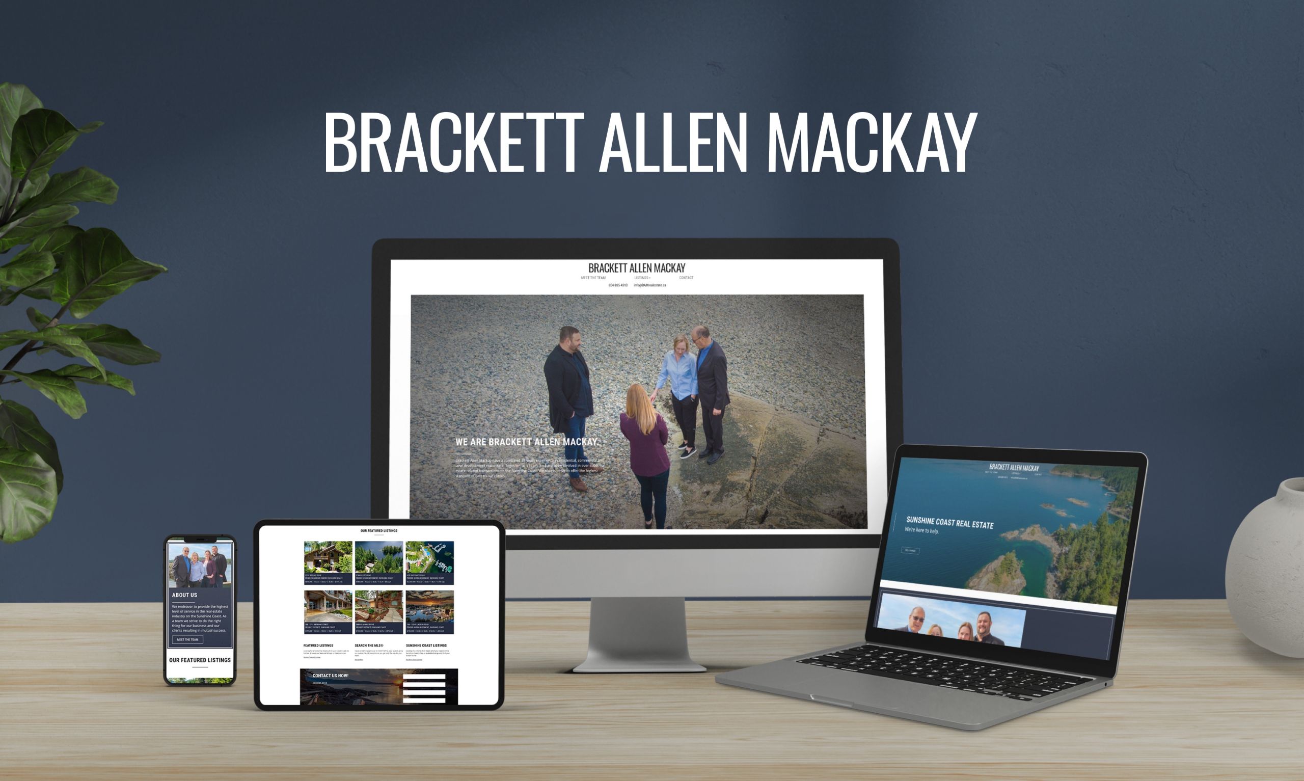 Mobile-first website design with Sunshine Coast MLS® IDX Integration