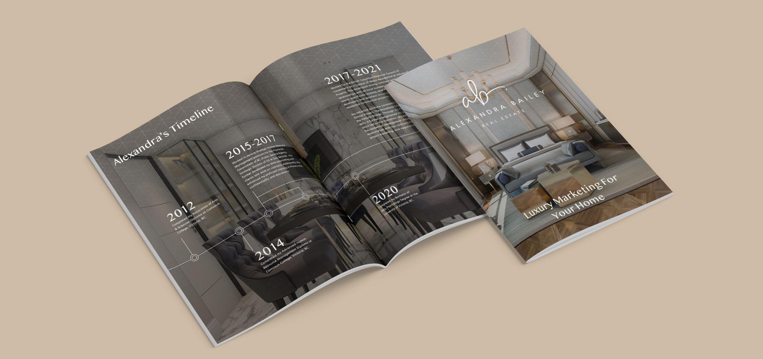 alexandra-listing-presentation Listing Presentation with custom design for Luxury Realtor in Victoria