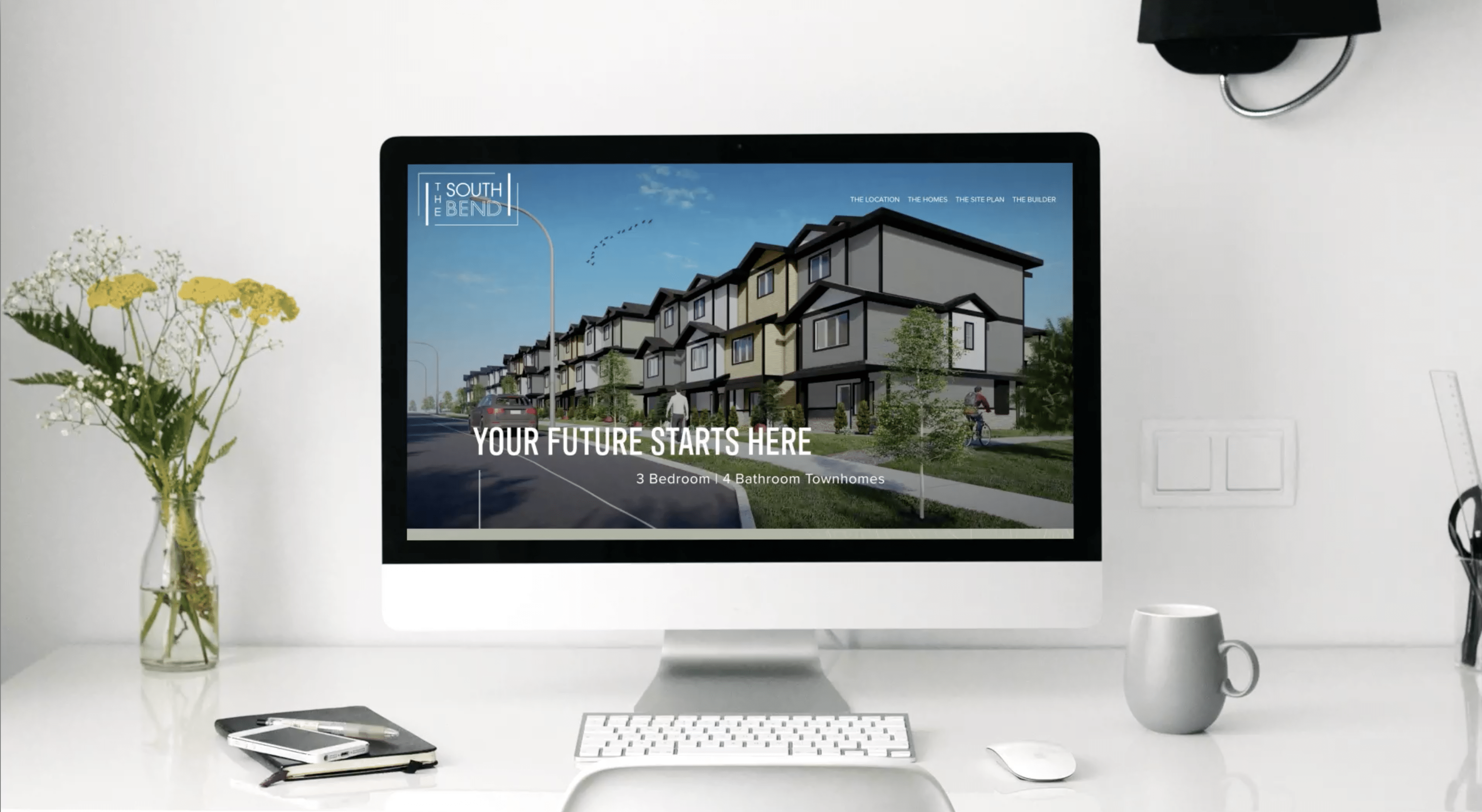 The Southbend's mobile-first presale project marketing website design