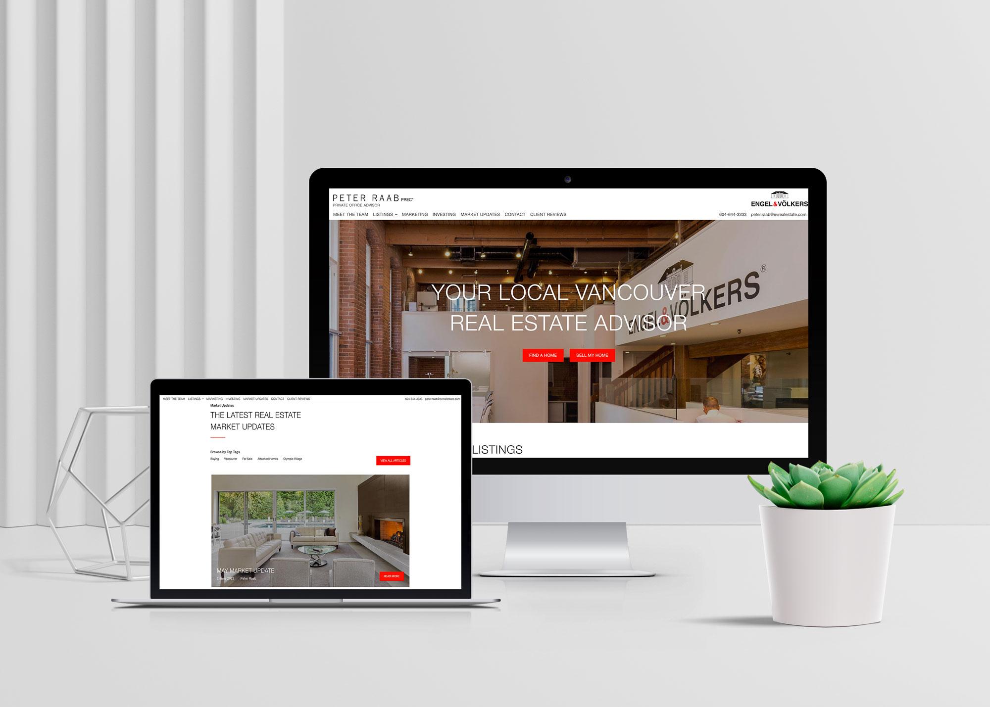 Peter Raab Engel & Völkers Realtor® Website On Our Yaletown 2 Template