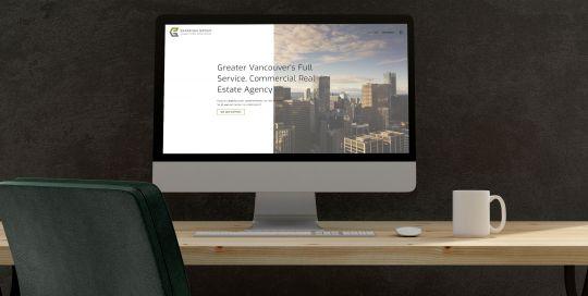 Mockup of paradigm group's homepage intro