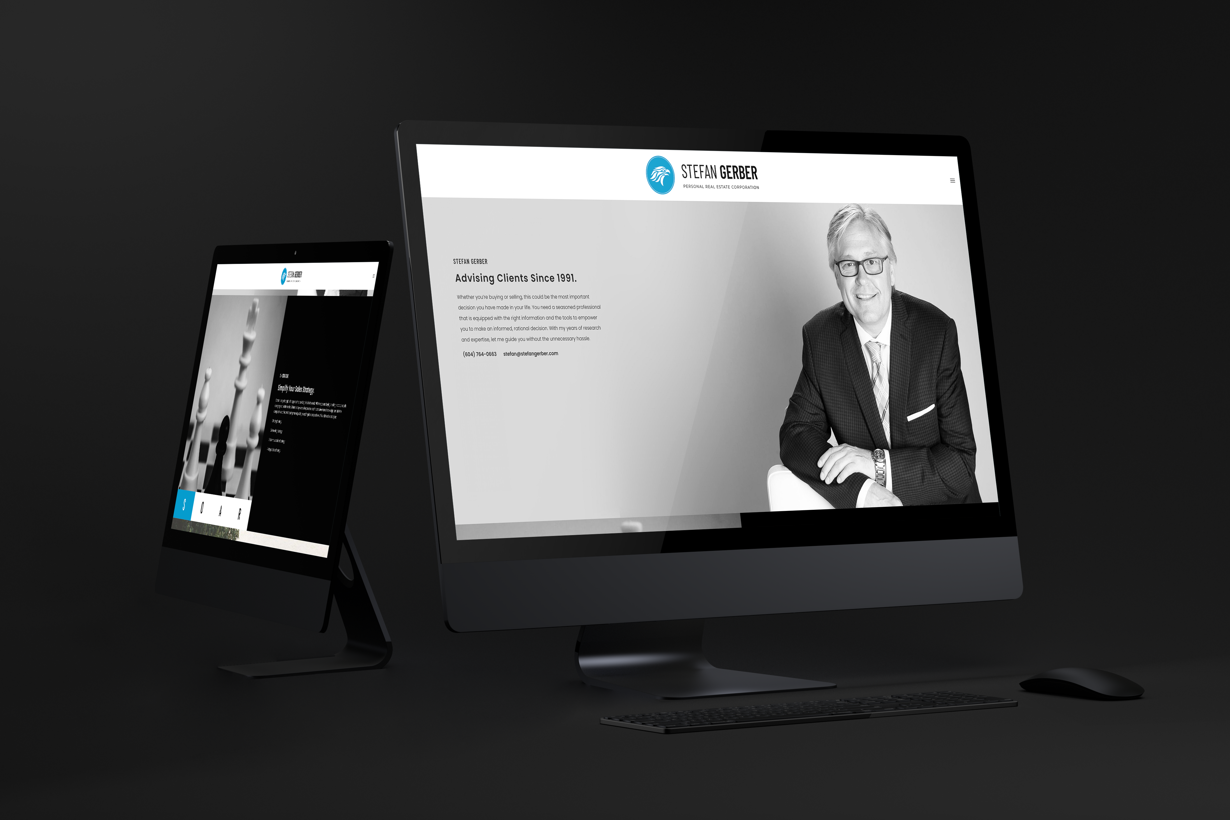 StefanGerber_WebsiteShowcase Stefan Gerber's About Me page