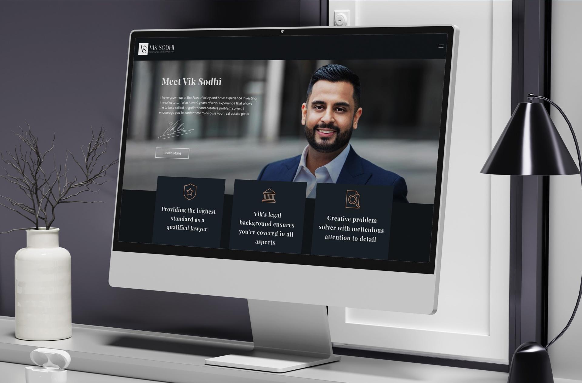 Dynamic key strengths block on Vik's custom Agent Bio page