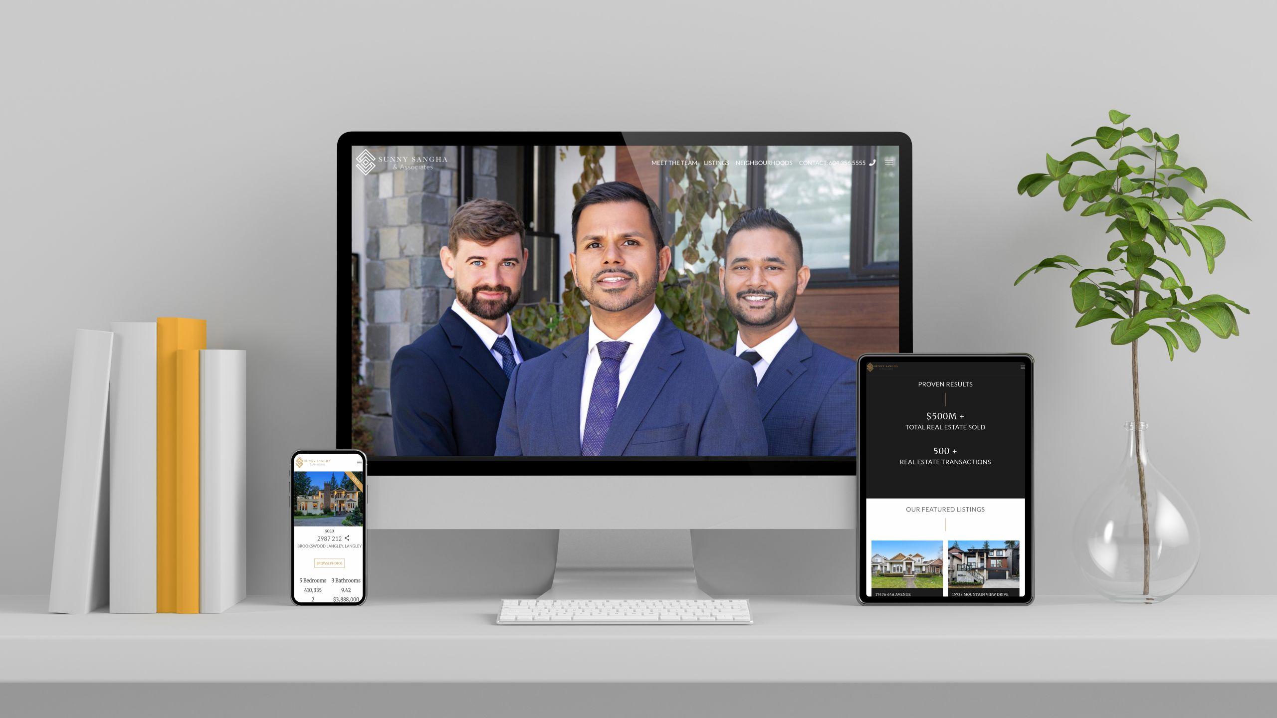Sunny Sangha and team's website design looks great on all devices