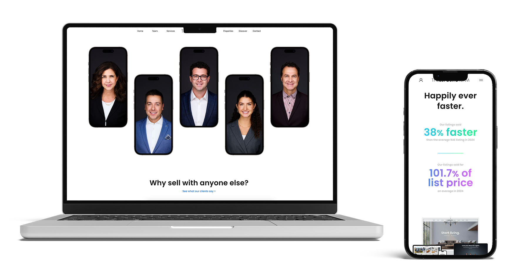 custom selling page on Edmonton based real estate team website